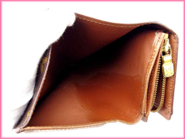 LOUIS VUITTON Bifold Wallet M61730 Brown Portonebi Tresol