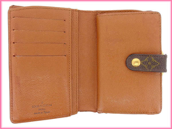 LOUIS VUITTON Bifold Wallet M61663 Brown Portomonet Vievienova