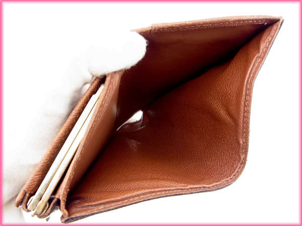 LOUIS VUITTON Bifold Wallet M61663 Brown /Porto Monnaie Bien-Viennois