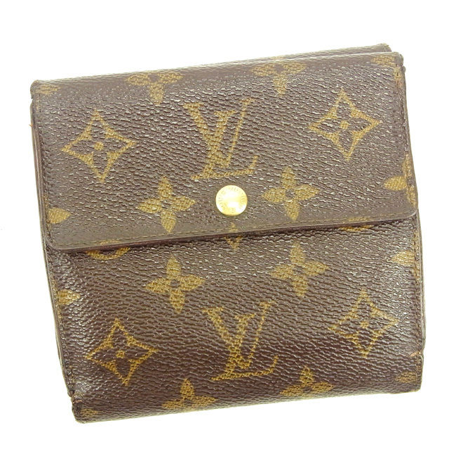 LOUIS VUITTON Bifold Wallet T61647 Brown