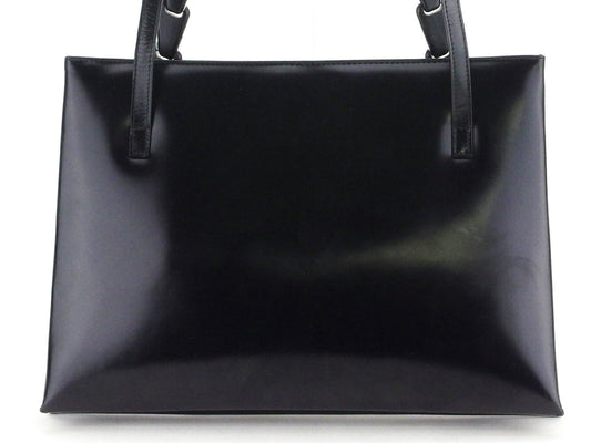 GUCCI Shoulder Bag black Gold Metal