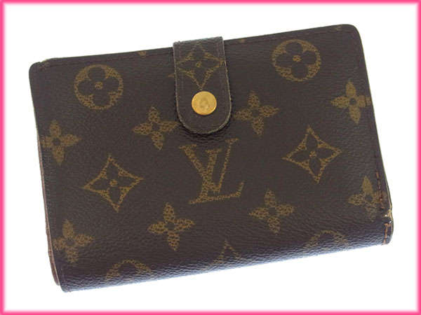 LOUIS VUITTON Bifold Wallet M61663 Brown Portonevie Vienova