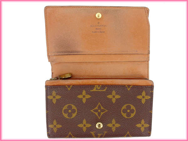 LOUIS VUITTON Long Wallet Purse M61730 Brown /Porte Monnaie-Viet-Trésor