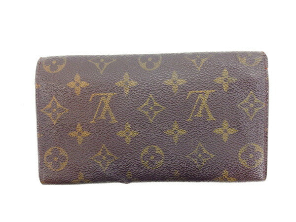 LOUIS VUITTON Long Wallet Purse Brown