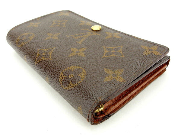 LOUIS VUITTON Long Wallet Purse M61730 Brown Portonebi Tresol
