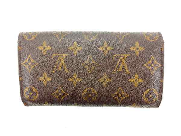LOUIS VUITTON Tri-fold wallet M61215 Brown Porte Tresor International