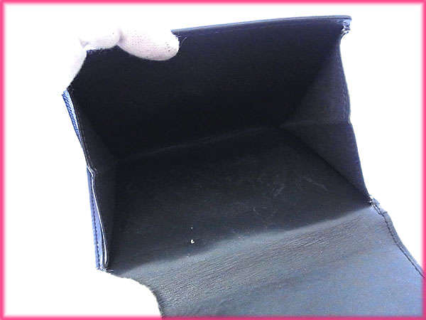LOUIS VUITTON Bifold Wallet M65112 black Porte Monnaie Billets Cartes Credit