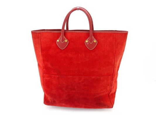 GUCCI Tote Bag Red x gold