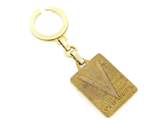 LOUIS VUITTON Key ring gold