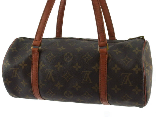 LOUIS VUITTON Handbag M51365 Brown beige gold Papillon 30 old type