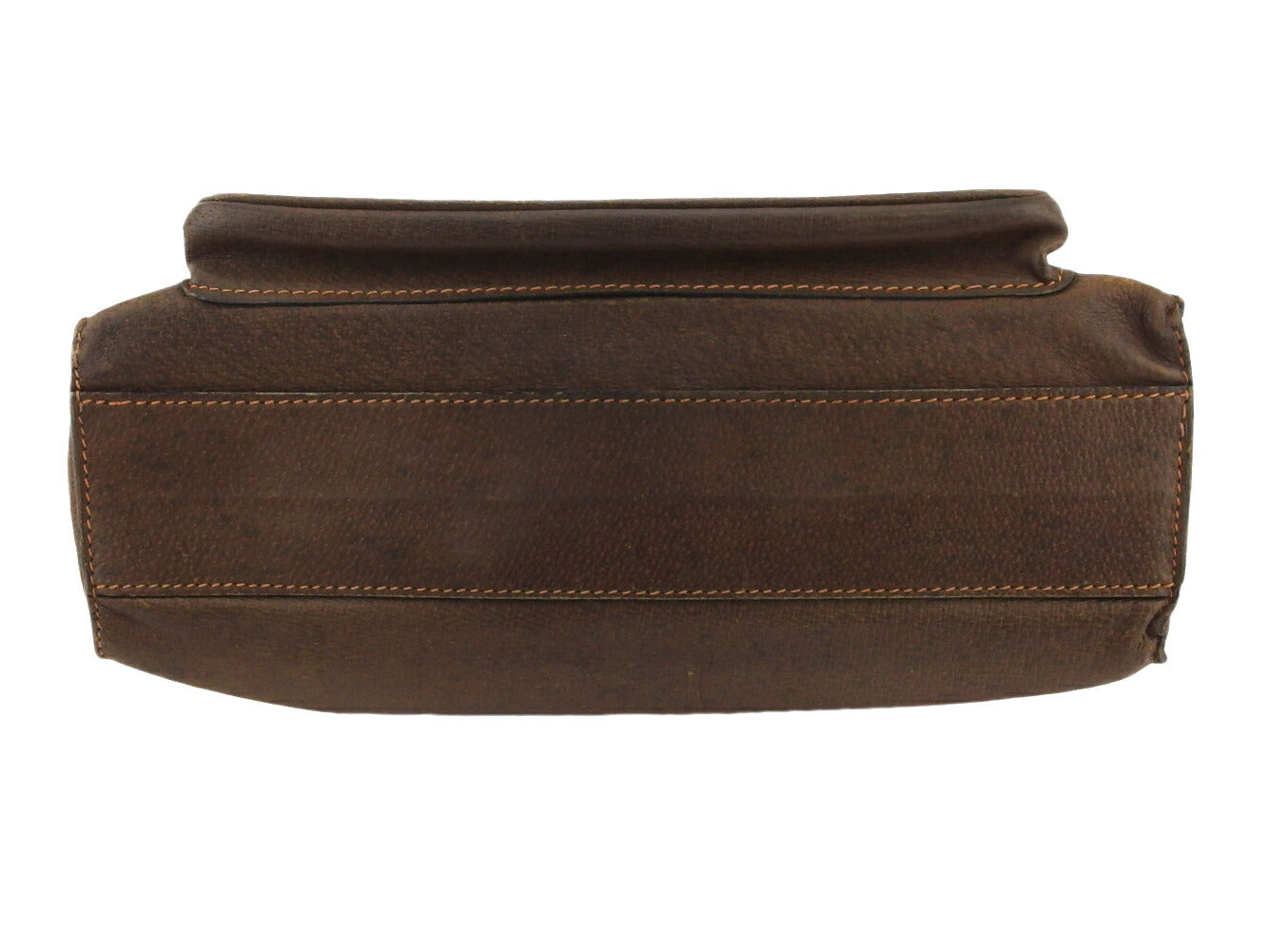 GUCCI Clutch bag Brown Silver Gold Old Gucci