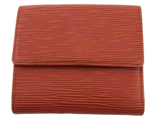 LOUIS VUITTON Bifold Wallet M63483 Brown Porte Monnaie Billets Cartes Credit