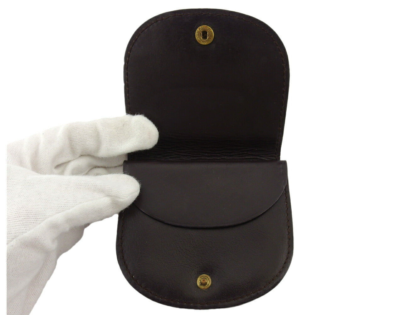 LOUIS VUITTON Coin case M61970 Brown Porto Moneguse