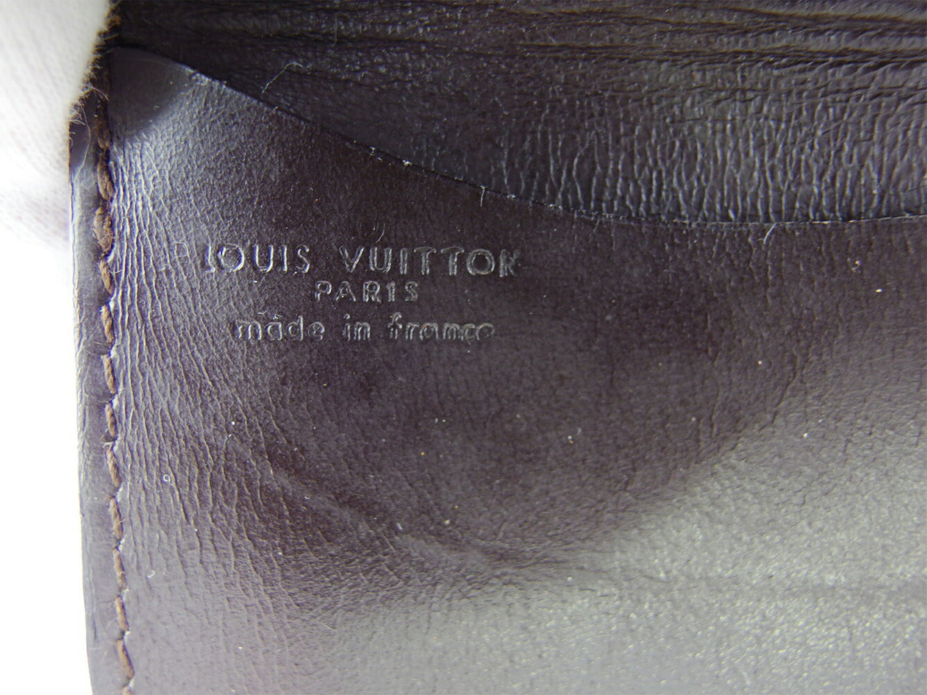 LOUIS VUITTON Coin case M61970 Brown Porto Moneguse