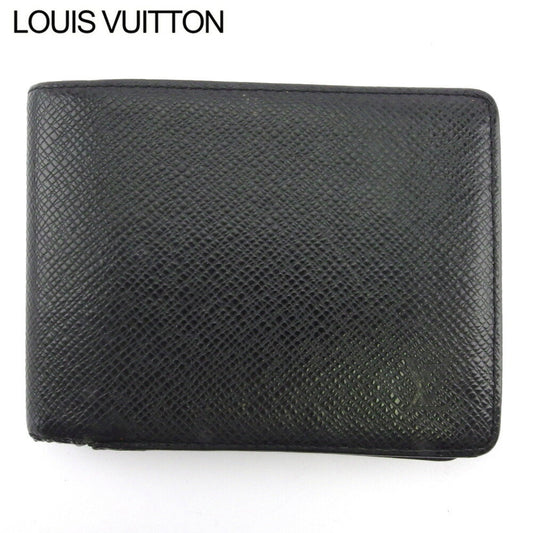 LOUIS VUITTON Bill Compartment M30422 black Porte Billets 3 Vole