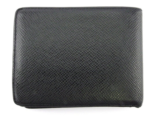 LOUIS VUITTON Bill Compartment M30422 black Porte Billets 3 Vole