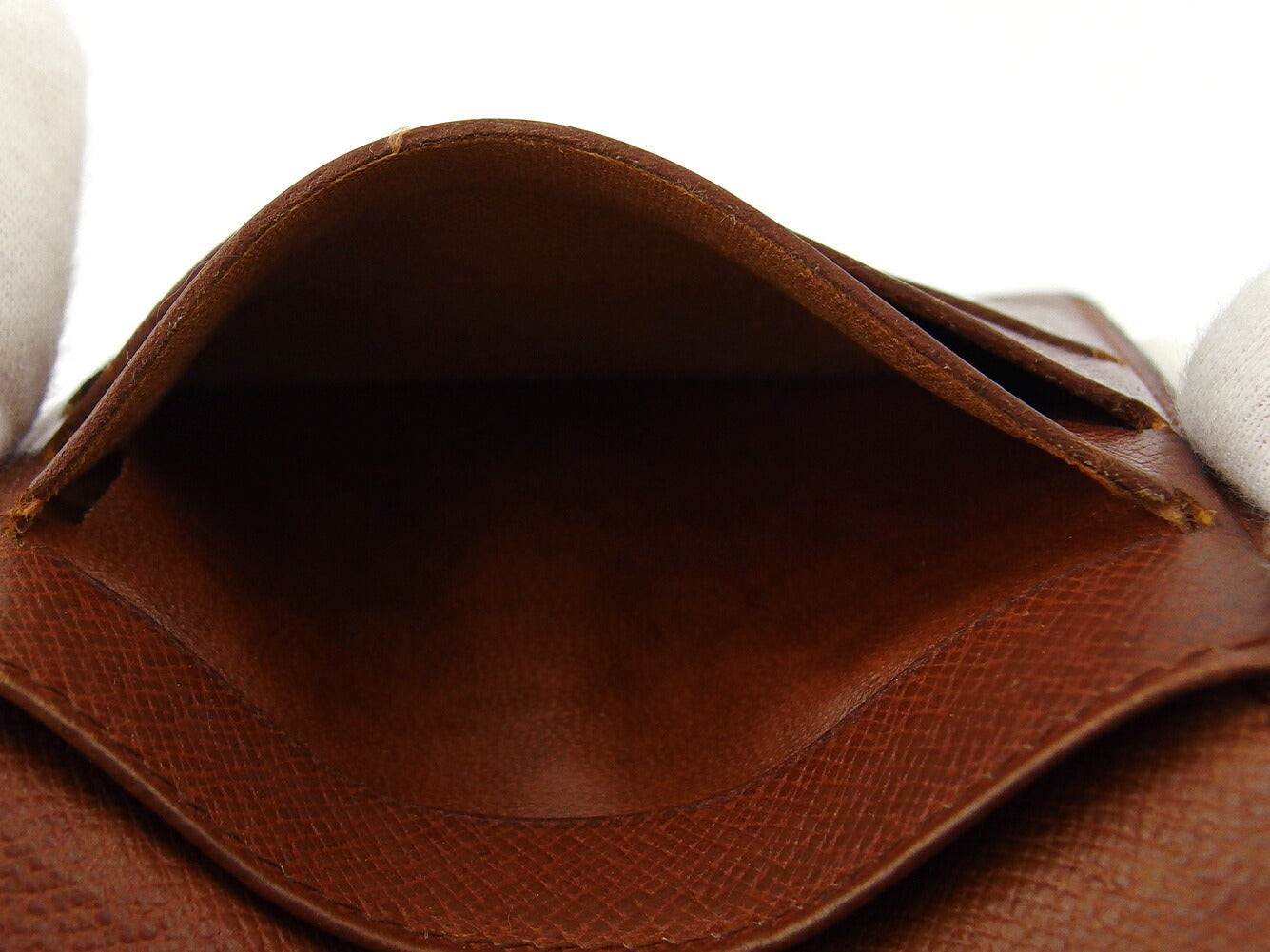 LOUIS VUITTON Bill Compartment M60905 Brown beige Porte Billets cult blue
