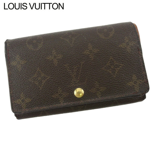 LOUIS VUITTON Long Wallet Purse M61730 Brown beige gold Portonebi Tresol