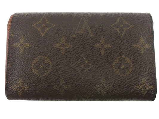 LOUIS VUITTON Long Wallet Purse M61730 Brown beige gold Portonebi Tresol