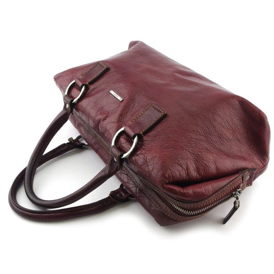 GUCCI Handbag 113009 Bordeaux Silver