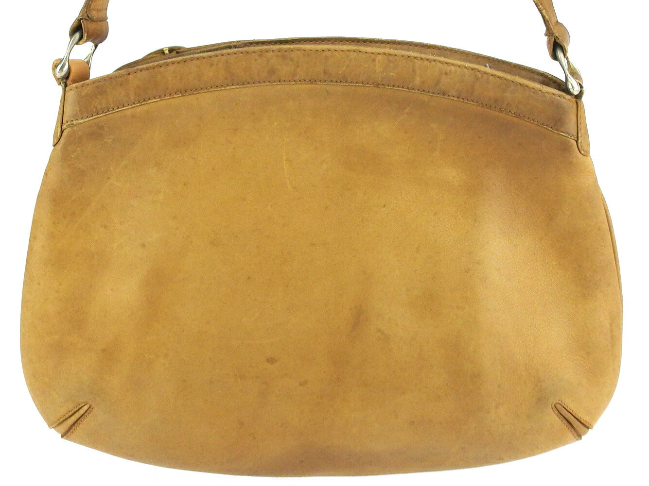 GUCCI Shoulder Bag Beige Silver Gold Old Gucci
