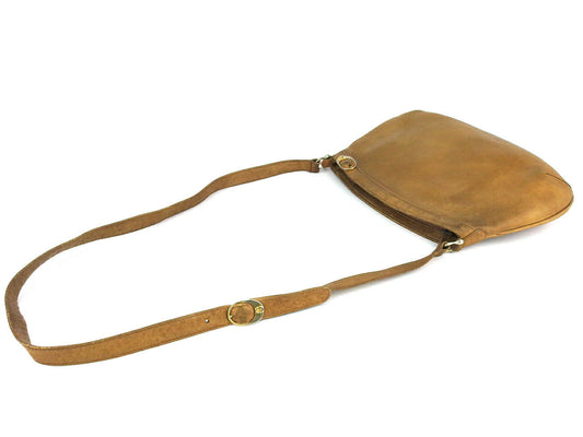 GUCCI Shoulder Bag Beige Silver Gold Old Gucci