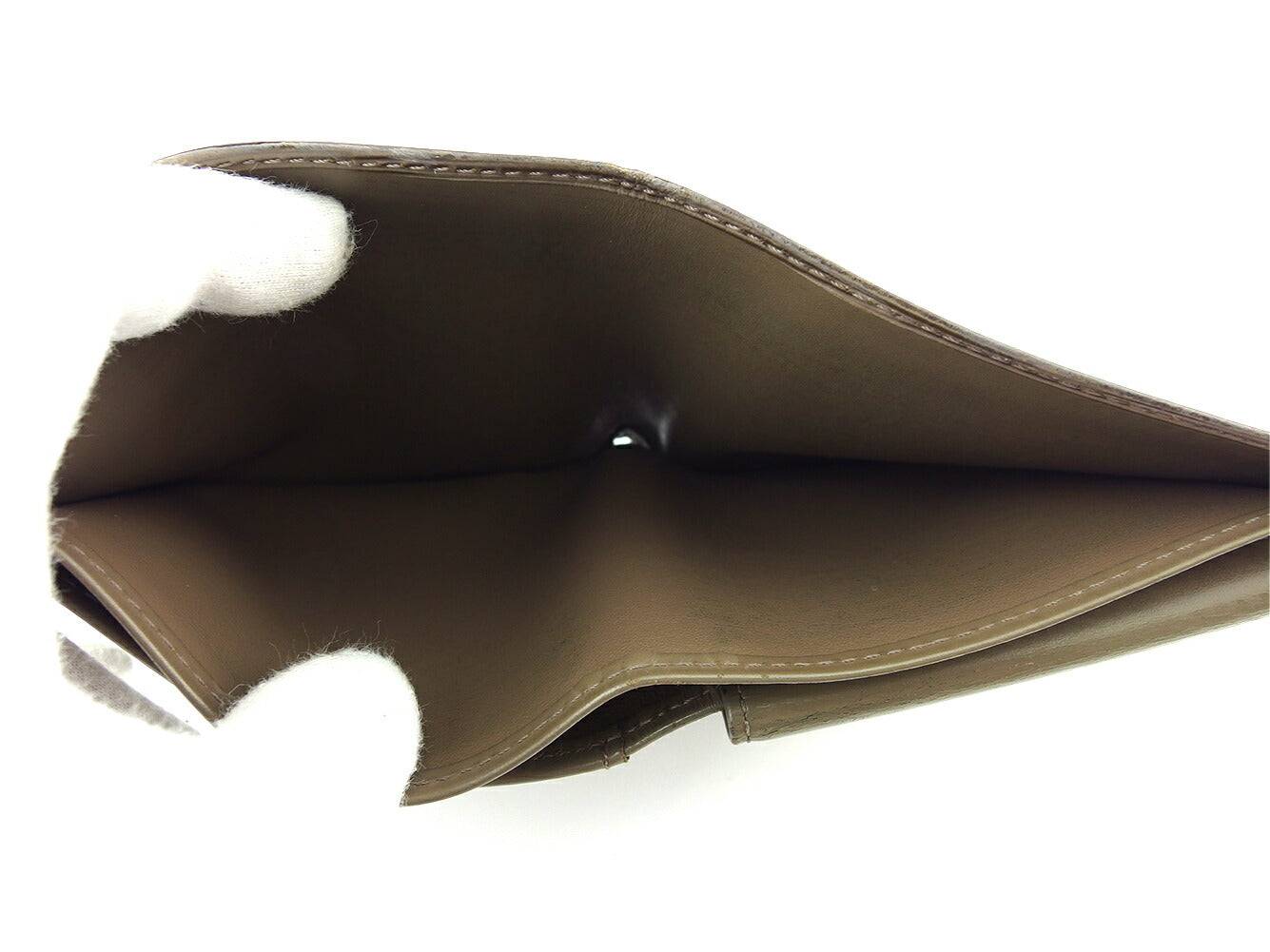 LOUIS VUITTON Bifold Wallet Gray gray Porte Billets Cartes Crdit Monet