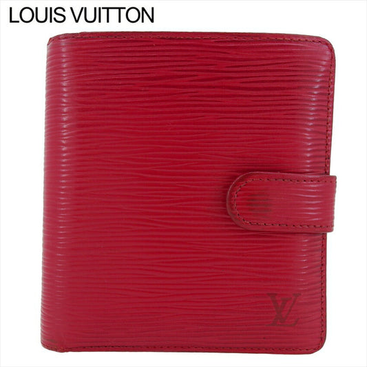 LOUIS VUITTON Bifold Wallet M63557 Red Porte Billets Compact