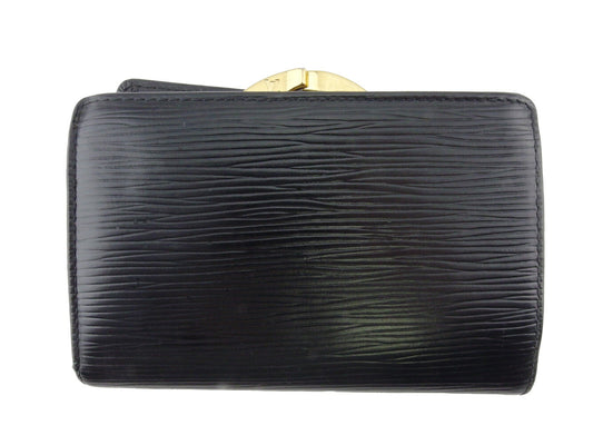 LOUIS VUITTON Bifold Wallet M63242 Black gold Portonevie Vienova