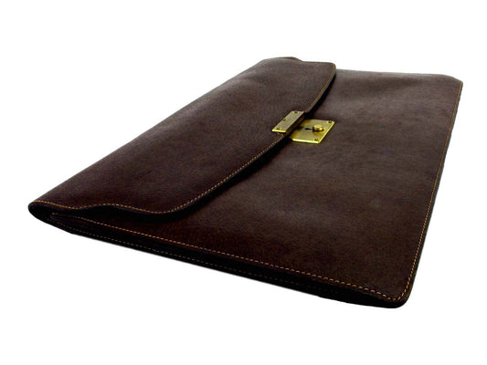 GUCCI Business bag Brown gold Old Gucci