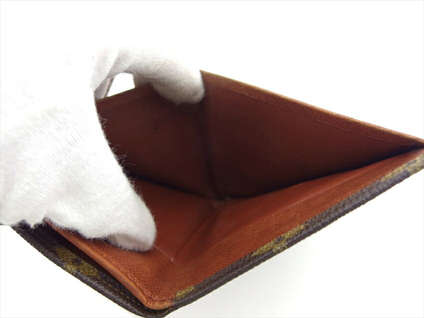 LOUIS VUITTON Bifold Wallet M61660 Brown beige Portonebi (old type)