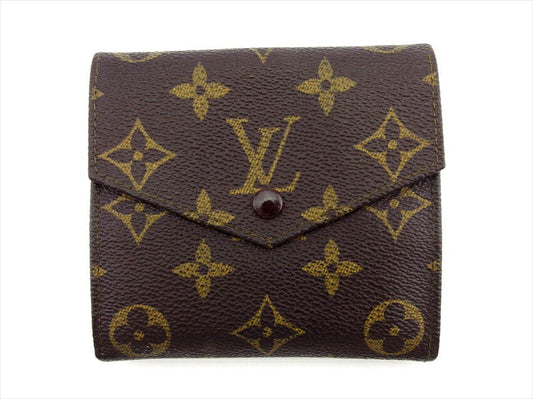LOUIS VUITTON Bifold Wallet M61660 Brown beige Portonebi (old type)