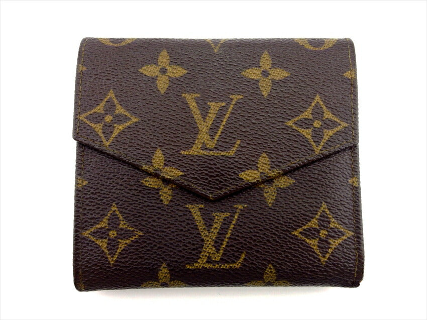 LOUIS VUITTON Bifold Wallet M61660 Brown beige Portonebi (old type)