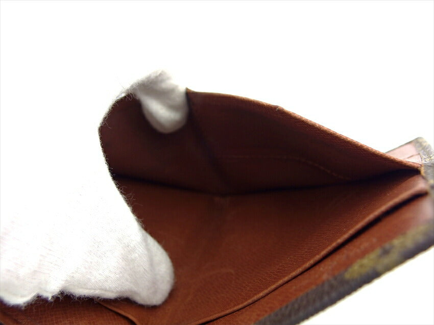 LOUIS VUITTON Bifold Wallet M61660 Brown beige Portonebi (old type)