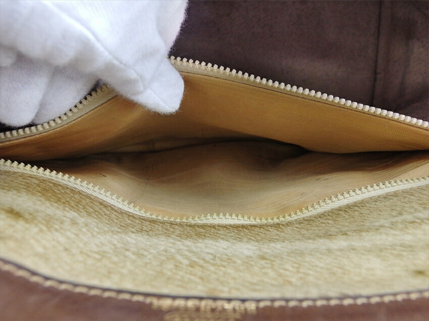 GUCCI Boston Duffel bag Brown Green Red Old Gucci
