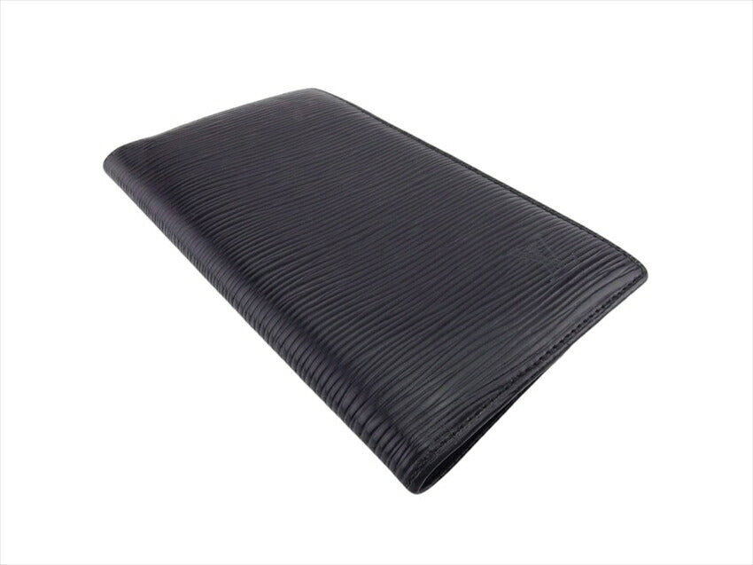 LOUIS VUITTON Bill Compartment R20522 Noir Epi Agenda Posh