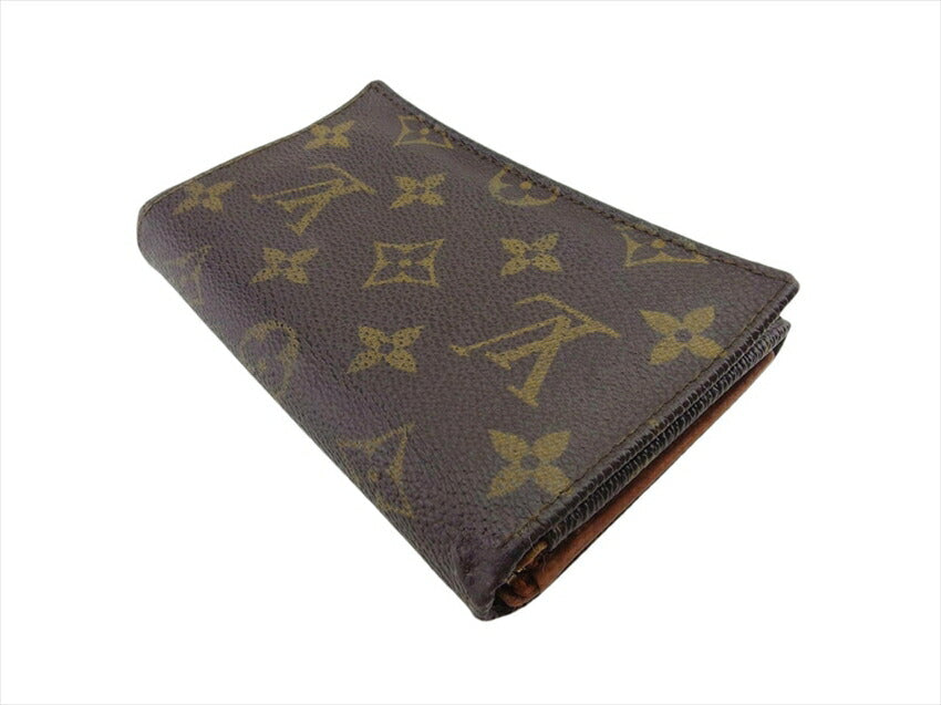 LOUIS VUITTON Long Wallet Purse M61730 Monogram canvas Brown beige Porte Monnaie-Viet-Trésors (old)