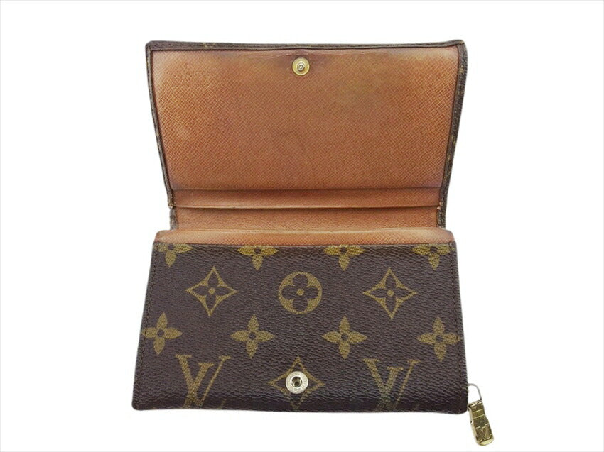 LOUIS VUITTON Long Wallet Purse M61730 Monogram canvas Brown beige Porte Monnaie-Viet-Trésors (old)