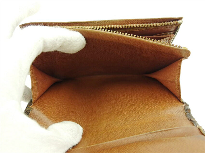LOUIS VUITTON Long Wallet Purse M61730 Monogram canvas Brown beige Porte Monnaie-Viet-Trésors (old)