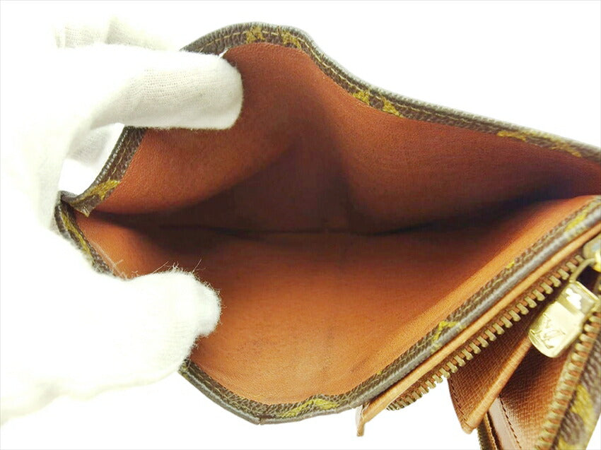 LOUIS VUITTON Long Wallet Purse M61730 Monogram canvas Brown beige Porte Monnaie-Viet-Trésors (old)