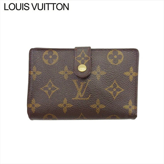 LOUIS VUITTON Bifold Wallet M61663 Brown beige gold Portonevie Vienova