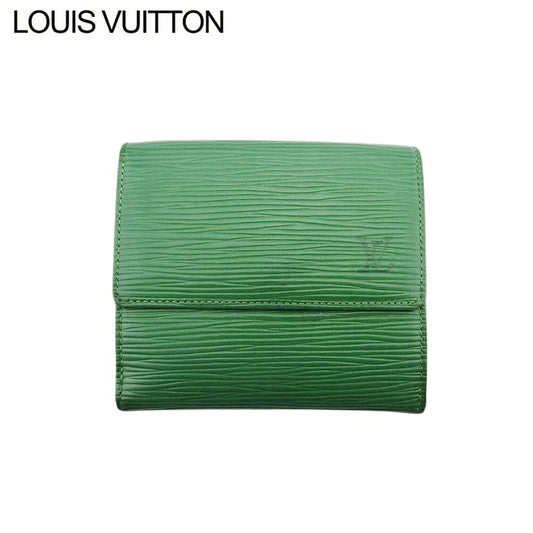 LOUIS VUITTON Bifold Wallet M63484 Borneo Green Porte Monnaie Billets Cartes Credit