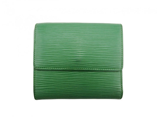 LOUIS VUITTON Bifold Wallet M63484 Borneo Green Porte Monnaie Billets Cartes Credit