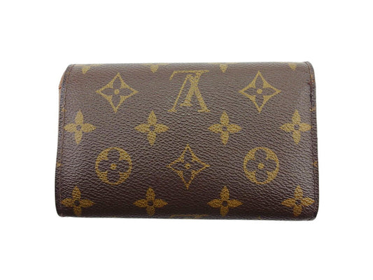 LOUIS VUITTON Long Wallet Purse M61736 Brown beige gold Portefeuille Tresor