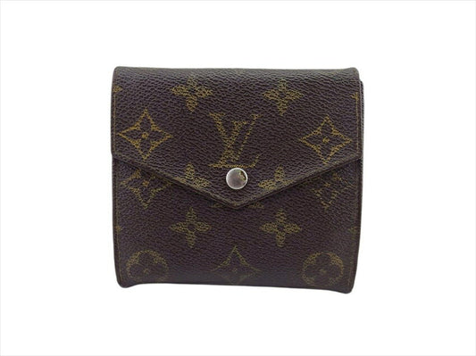 LOUIS VUITTON Bifold Wallet M61660 Brown Old Bolt-Monnebier