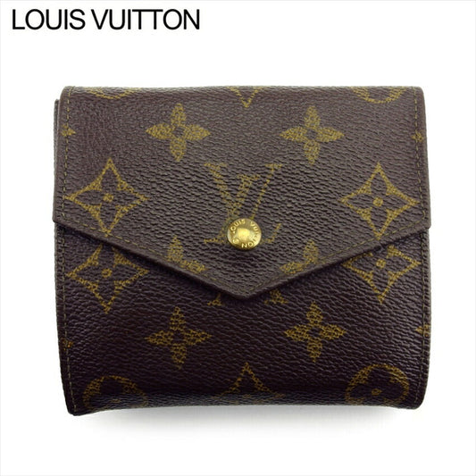 LOUIS VUITTON Bifold Wallet M61660 Brown beige gold Portonebi (old type)