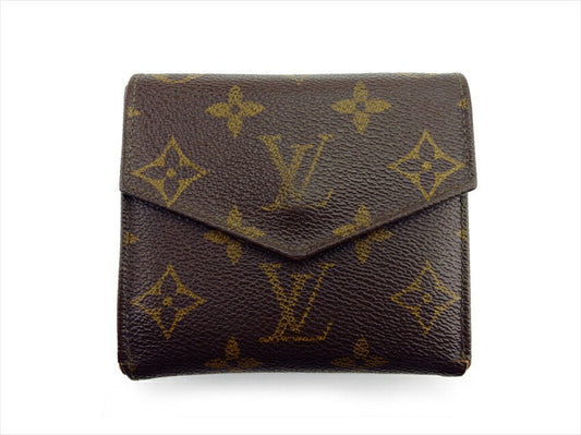 LOUIS VUITTON Bifold Wallet M61660 Brown beige gold Portonebi (old type)