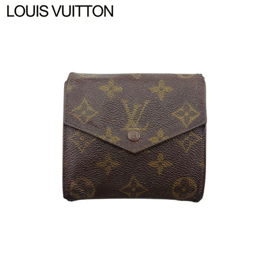 LOUIS VUITTON Bifold Wallet M61660 Brown beige Portonebi (old type)
