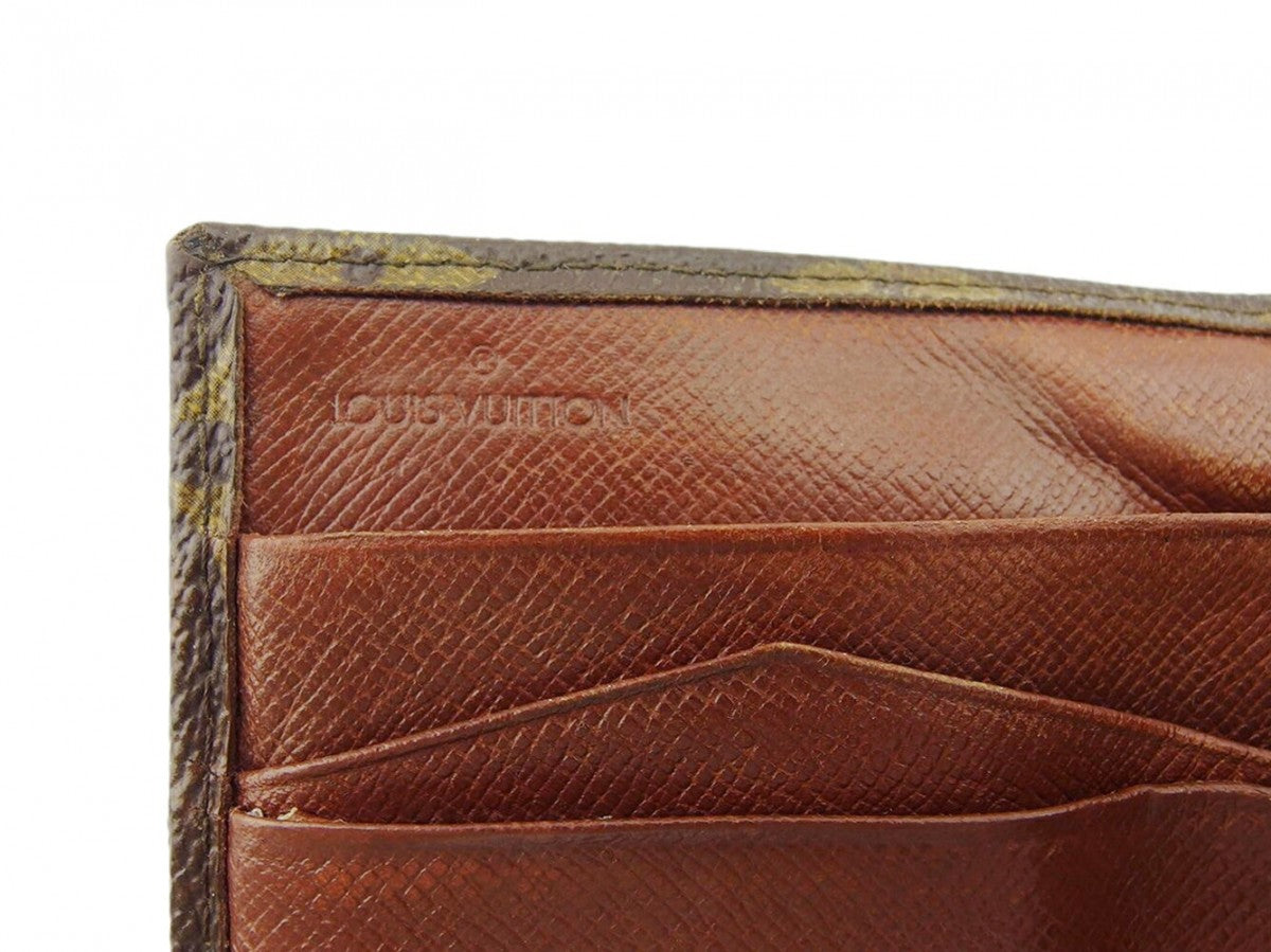 LOUIS VUITTON Bifold Wallet M61660 Brown beige Portonebi (old type)