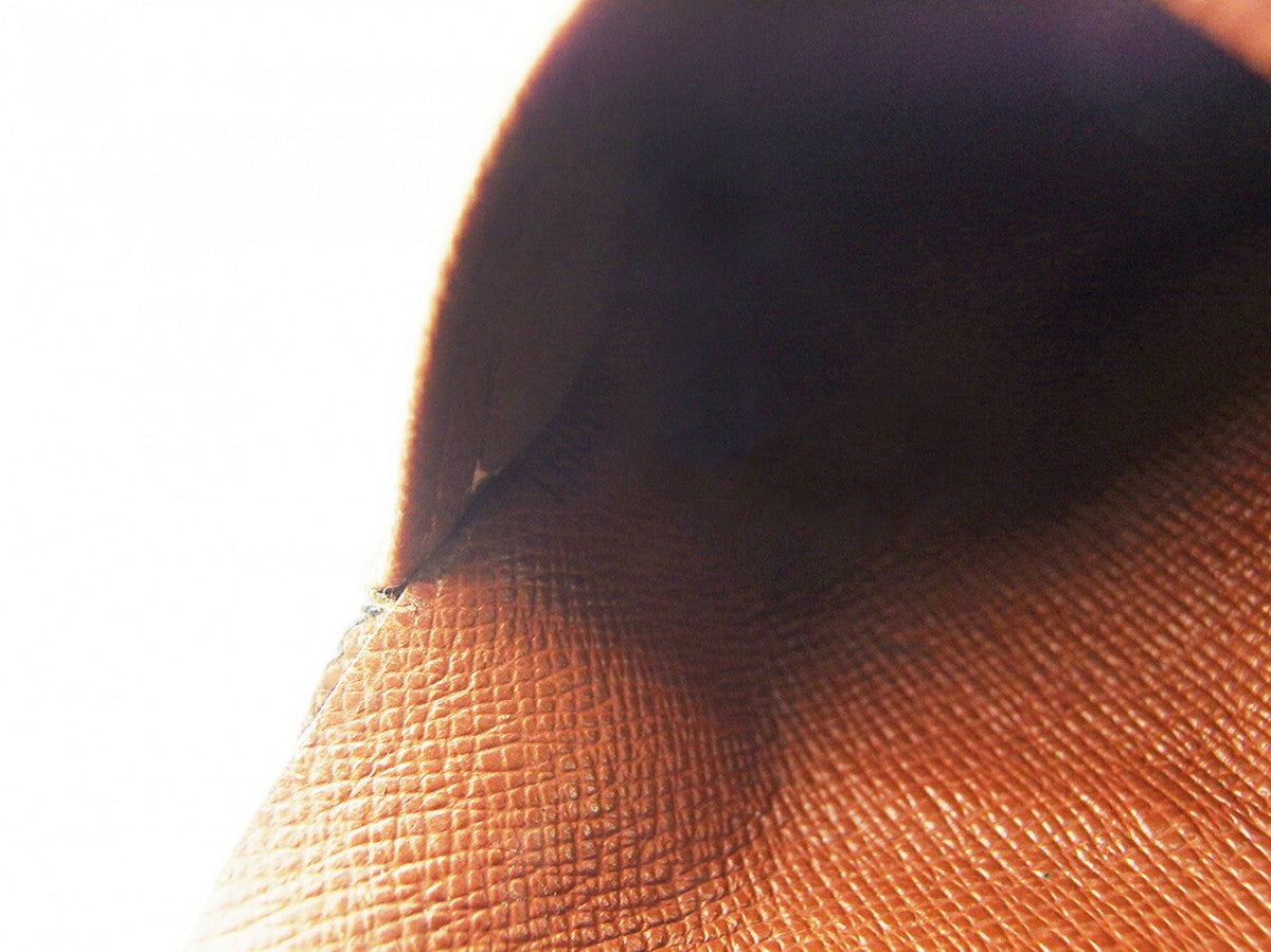 LOUIS VUITTON Bifold Wallet M61652 Brown beige gold Porte Monnaie Billets Cartes Credit